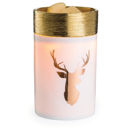 Candle Warmers /      Round Illum- Golden Stag 2500