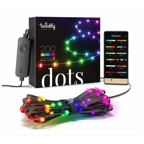 Smart LED  Twinkly Dots 200  RGB + BT + Wi-Fi (TWD200STP-TEU) 12990