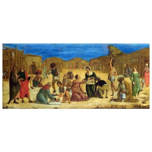       ( The Israelites gathering Manna)    68. x 30. 1830
