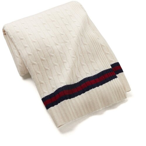 Cable Cashmere Cream/Navy  204037