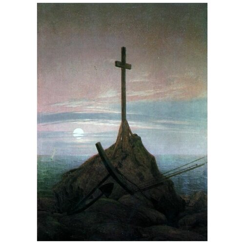        (The Cross on the Baltic Sea)    40. x 56. 1870