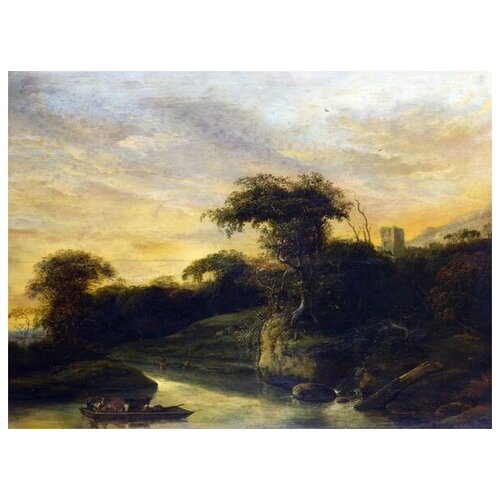          (A Landscape with a River at the Foot of a Hill)    68. x 50. 2480