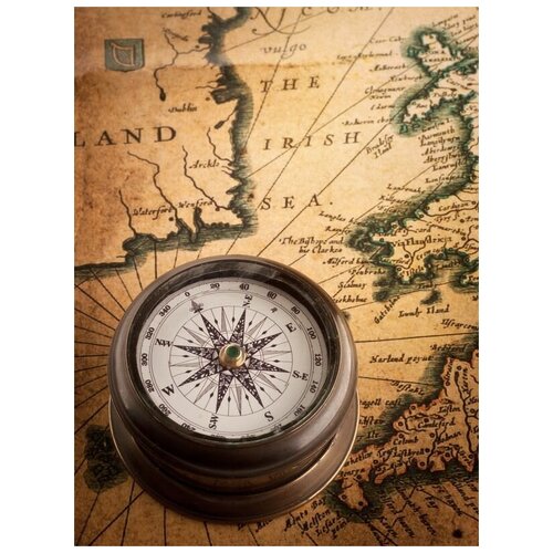       (Map and compass) 6 40. x 53. 1800