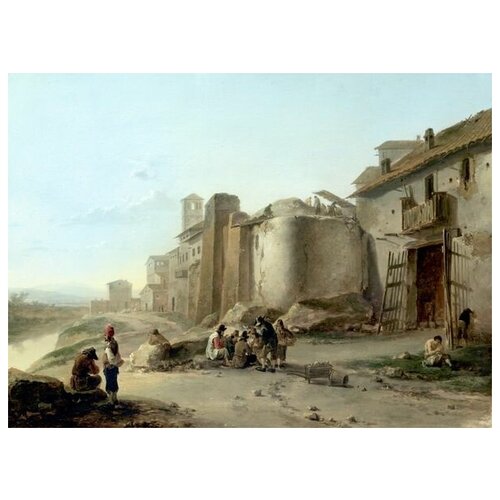       (A View on the Tiber) 55. x 40. 1830