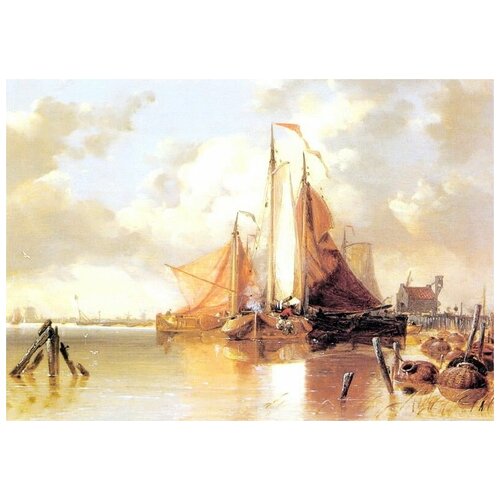       (Dutch Fishing Station)    71. x 50. 2580