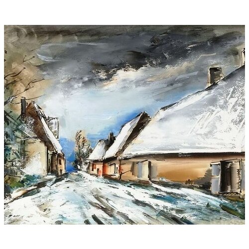      (Snow-covered road) 3   48. x 40. 1680