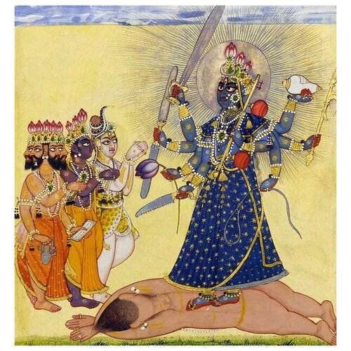      (Goddess Bhadrakali) 60. x 63. 2670