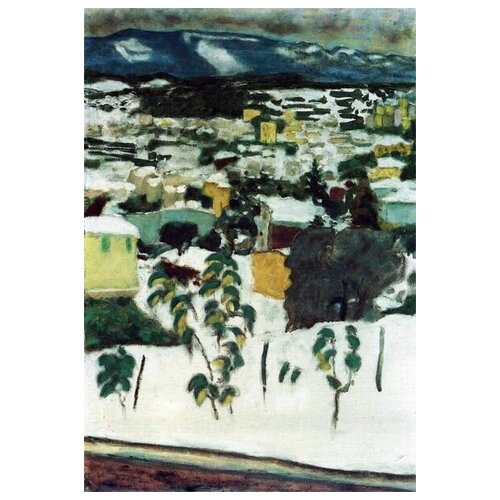      (Le Cannet sous la neige)   40. x 58. 1930