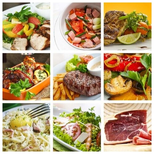      (Meat dishes) 30. x 30. 1000