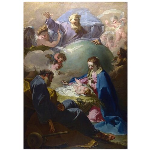           (The Nativity with God the Father and the Holy Ghost)    30. x 43. 1290