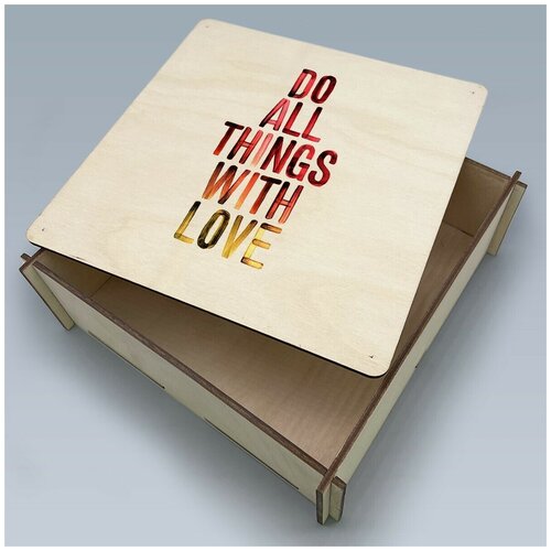          KM  16,5x16,5   do all things with love - 219 439