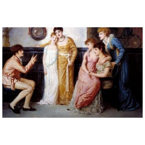       (A Youth Relating Tales to Ladies)   47. x 30. 1390