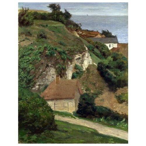       (House on the cliffs near Fecamp)   30. x 39. 1210