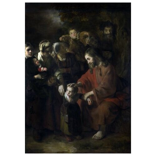       (Christ blessing the Children)   40. x 57. 1880