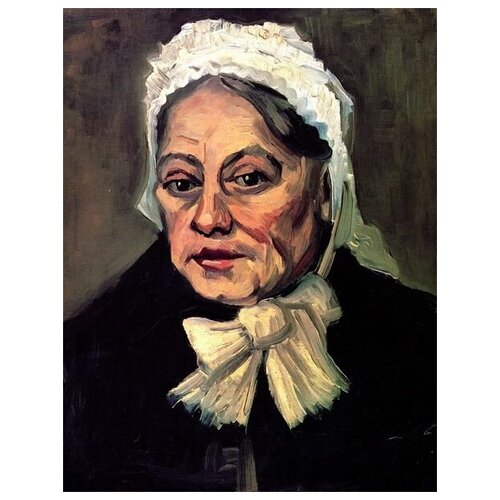        (Head of an Old Woman with White Cap The Midwife)    30. x 39. 1210