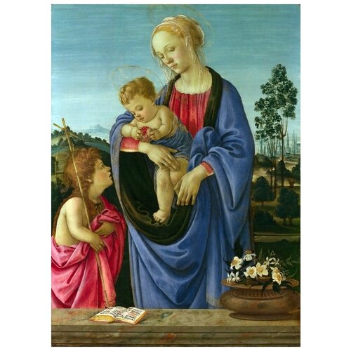          (The Virgin and Child with Saint John)   40. x 55. 1830