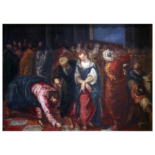        (Christ and the Adulterous Woman)   56. x 40. 1870