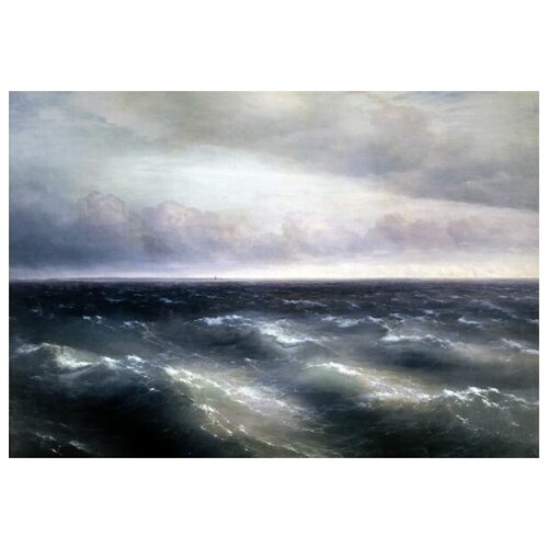         (In the Black Sea begins to play out the storm)   58. x 40. 1930