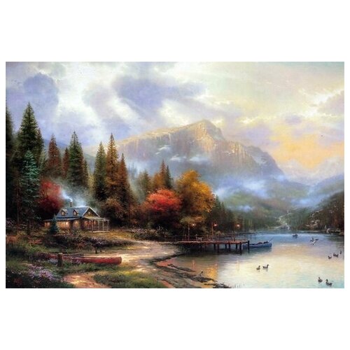      (Mountain lake) 8   75. x 50. 2690