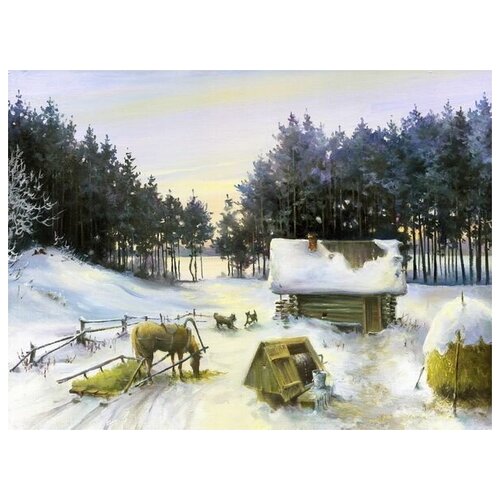      (Winter Landscape) 22 54. x 40. 1810