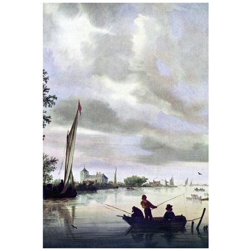     (River Landscape) 3    40. x 59. 1940