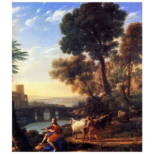        (Landscape with Apollo and Mercury)   40. x 46. 1630