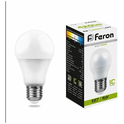   FERON LB-38  E27 5W 4000K 449