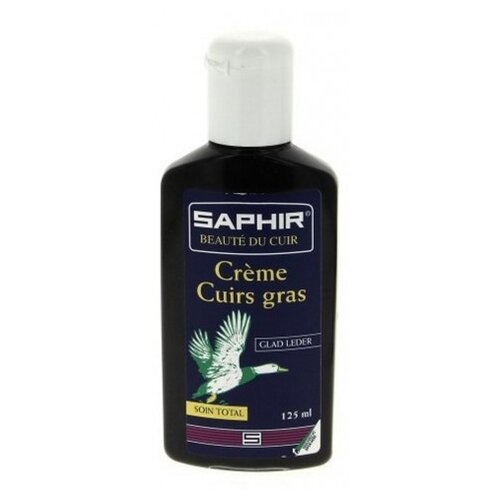 Saphir  Cream Greasy Leather Black, 125  934