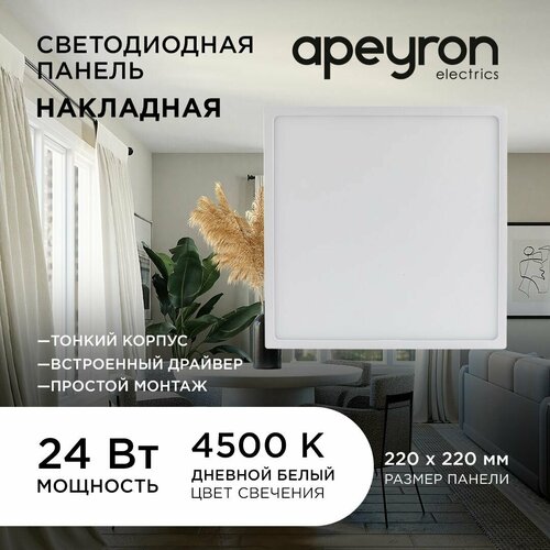   -    /        /  LED     / PF 0.5 / 24 /  4500 / 1920 / IP40 /  1  / 220 / 06-50 / 220 ,  1828  Apeyron