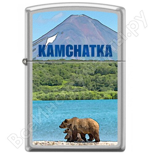 Zippo     Satin Chrome, /, , 205 KAMCHATKA 5660