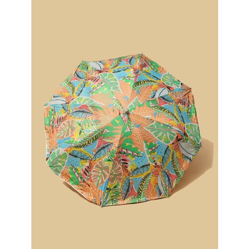 Зонт пляжный наклонный d 200 cм, h 200 см, п/э 170 t, 8 спиц, чехол, арт. SD200-1 1345р
