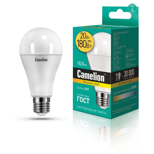    Camelion BasicPower LED20-A65/830/E27,  876  CAMELION