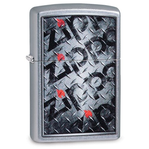    ZIPPO Diamond Plate 29838 Zippo Design   Street Chrome 3225