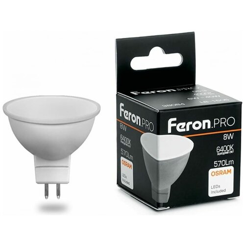   Feron.PRO LB-1608 MR16 G5.3 8W 6400K 38091 208