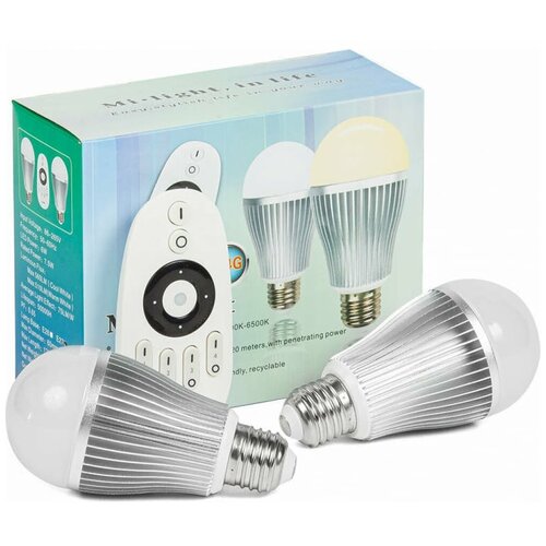   LED MAKSILED ML-ADJ-SET-2BL+R 2x7.5, E27, 3000..6500,  2    1499