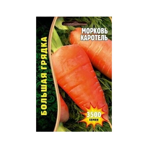 Морковь Каротель 3500 семян/ Большая грядка 219р