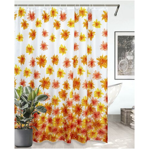      Bath Plus 180x180  BLAZE FLOWERS 1108