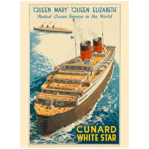 ������ / ������ / ������� ������� - ������� Queen Mary and Queen Elizabeth 60�90 �� � ���������� ������ 1450�