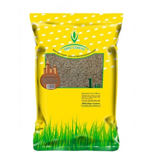 Газонная травосмесь (семена) Евро-Спорт 1 кг для футбольных полей , кортов , детских игровых площадок 580р