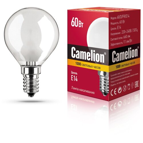    Camelion 60 D FR E14,  52  CAMELION