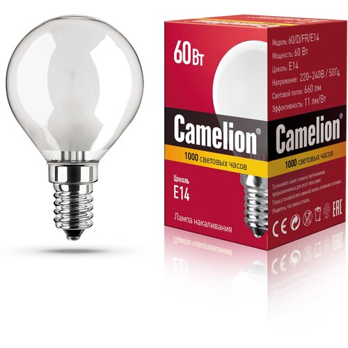 Camelion D E14 60W   60/D/FR/E14 (. 318298) 97