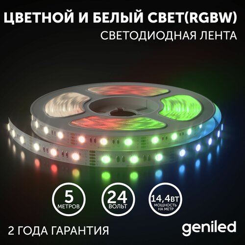  ,  Geniled -  ,  ,   - +  (RGBW) GL-60SMD5050 / 24 /  - 5 / B - 12  / W - 14,4  / 4000  / IP33 4100