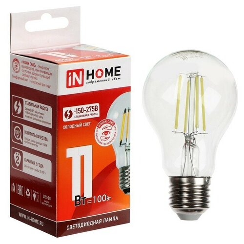   IN HOME LED-A60-deco, 11 , 230 , 27, 6500 , 1160 ,  404