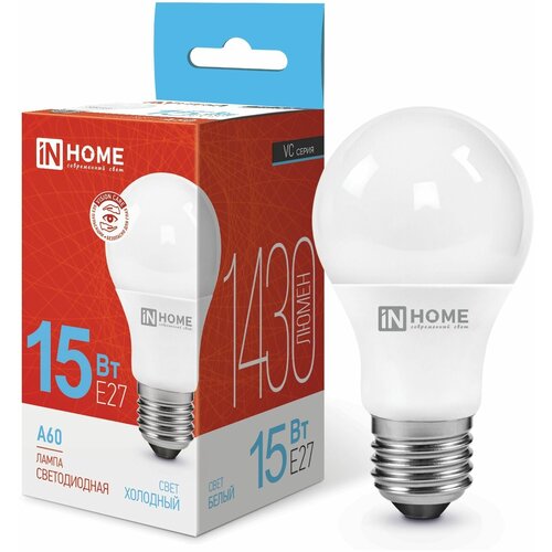    In Home LED-A60-VC  15  6500K 1430  220  4690612020280, 1689494,  276  IN HOME