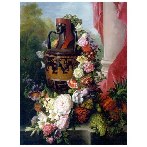       (A Greek Urn With Garland of roses)   50. x 67. 2470