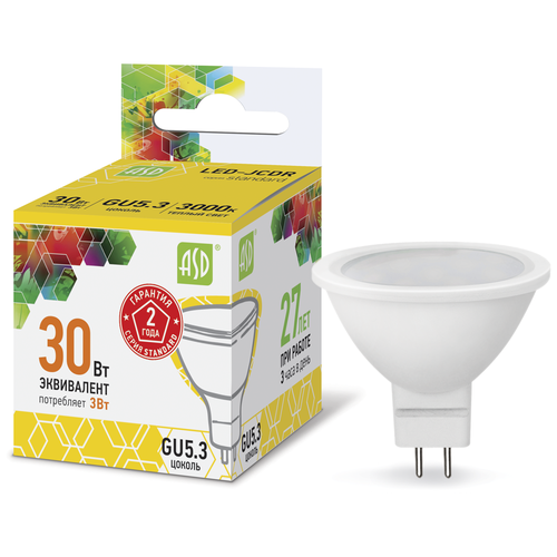   LED-JCDR-standard 3 230 GU5.3 3000 270 ASD 139