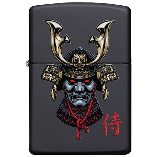     ZIPPO 49259 Samurai Helmet Design   Black Matte -  ,  5100  Zippo