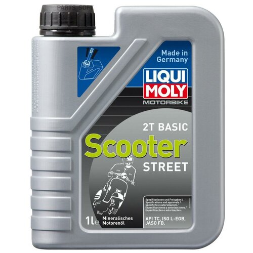 LiquiMoly Motorbike 2T Basic Scooter Street (1L)_. .! \API TC,JASO FB LIQUI MOLY 8068 |   1  |   1 1640