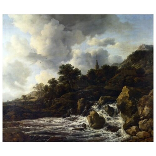      ,    (A Waterfall at the Foot of a Hill, near a Village) и   47. x 40. 1640