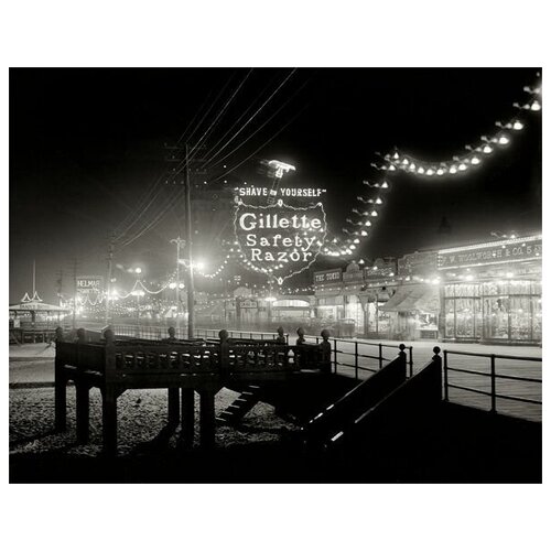 ������ �� ������ ���������� ����� (Quay at night) 51��. x 40��. 1750�